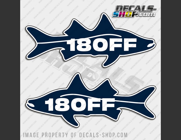 Sea Fox 180FF Boat Logo Decal Set of 2 x 10.75" Sea Fox 180FF Boat Logo Decal Set of 2 x 10.75"